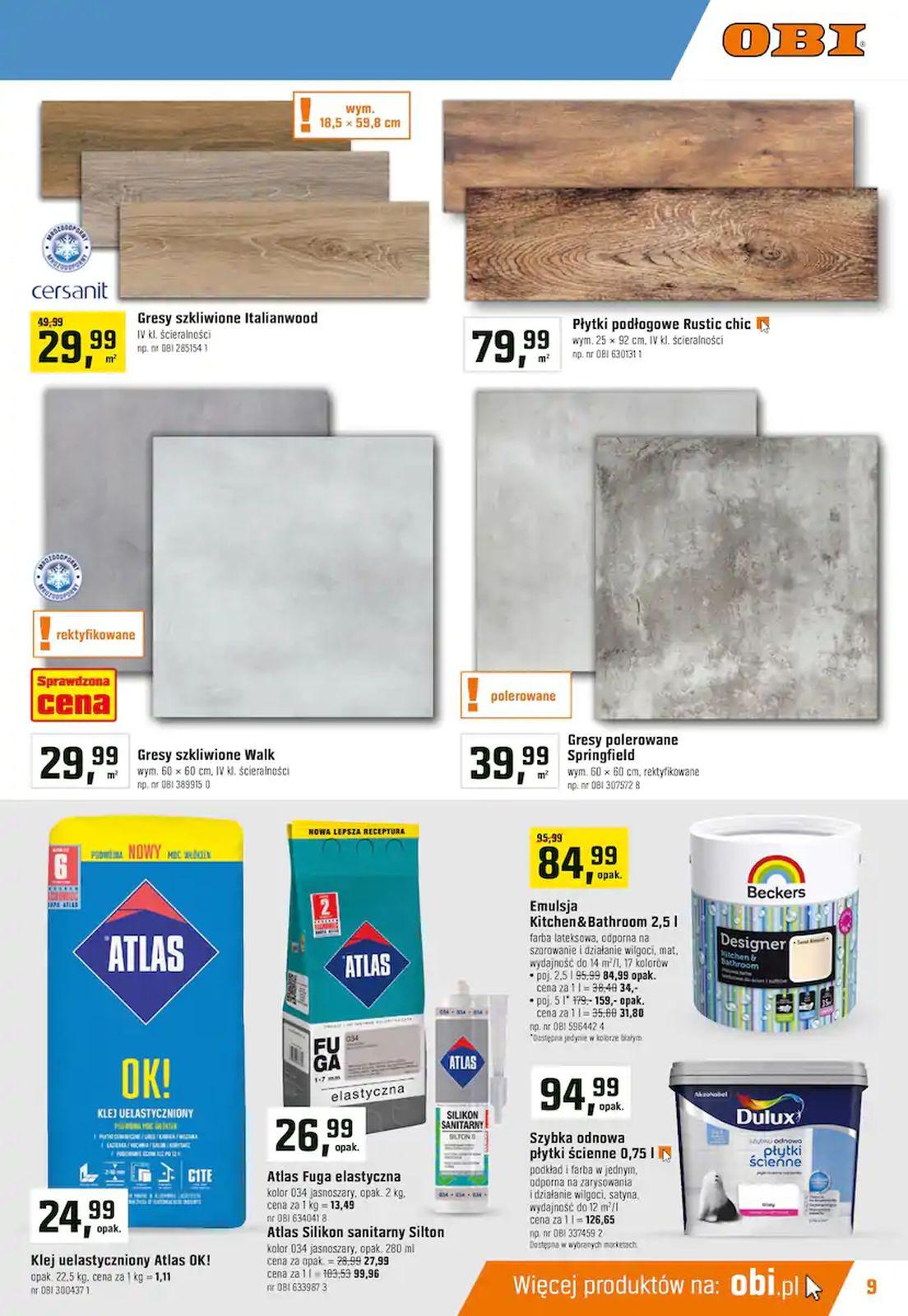 Gazetka promocyjna OBI str. 9