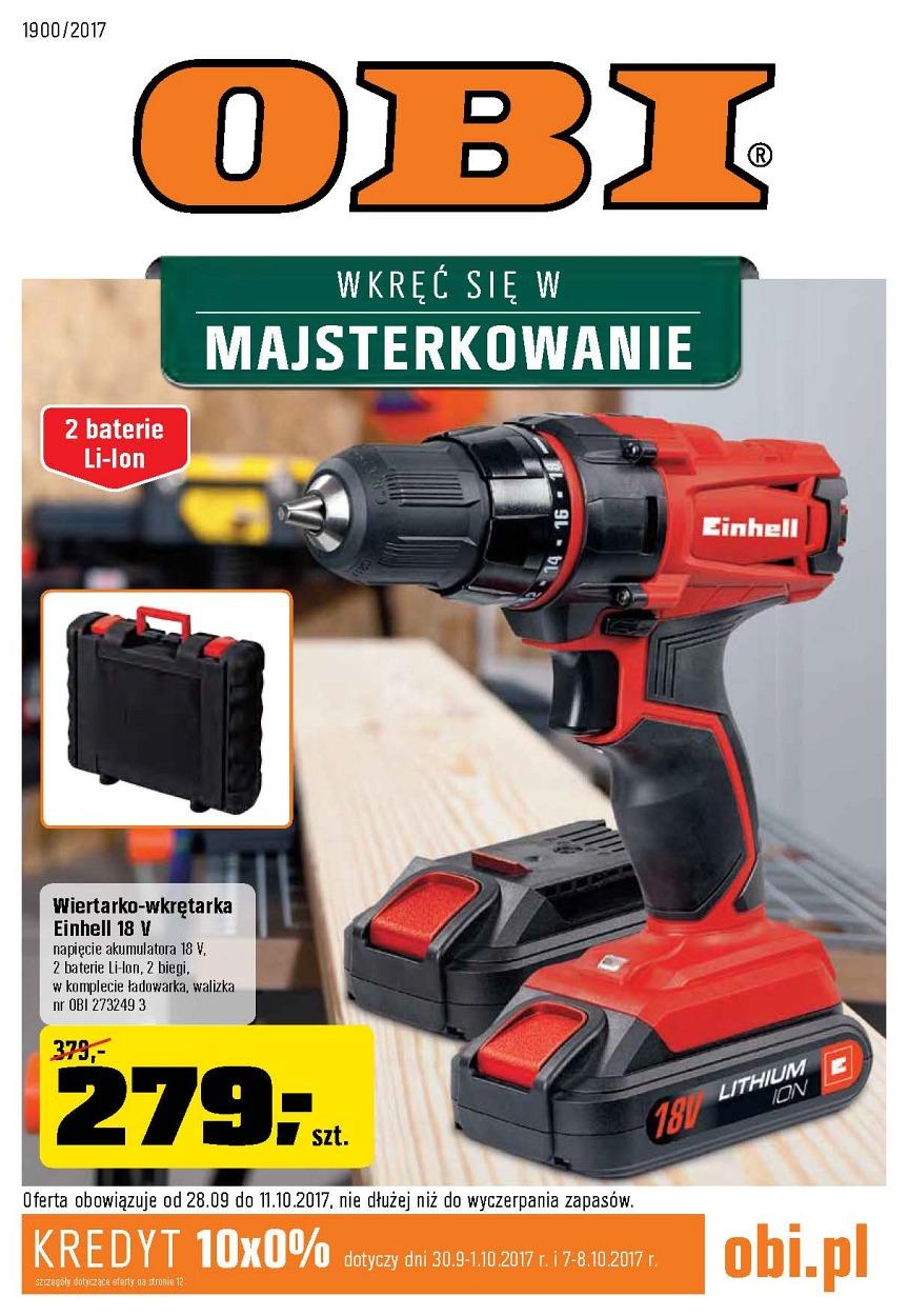 Gazetka promocyjna OBI str. 1