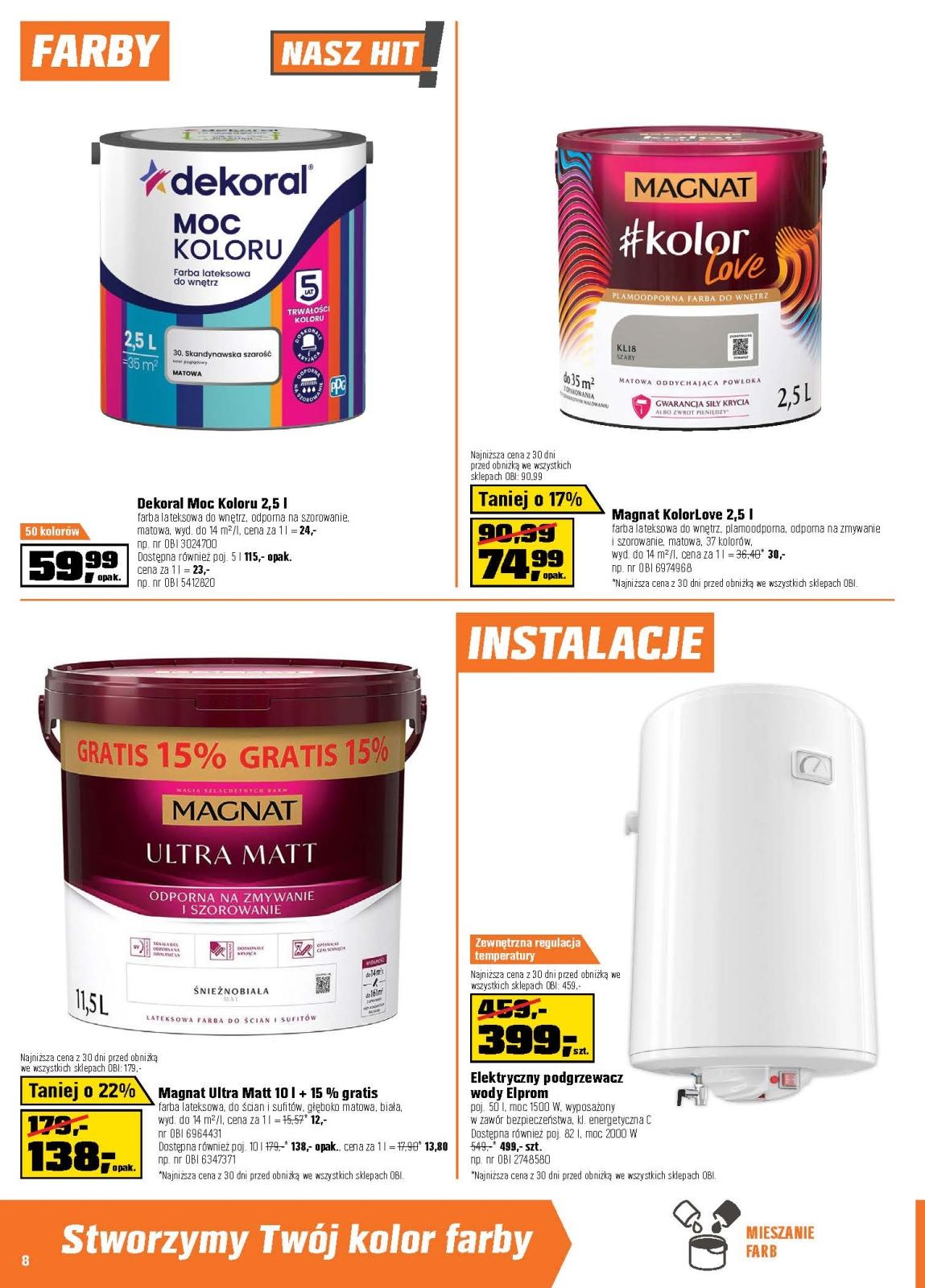 Gazetka promocyjna OBI str. 8