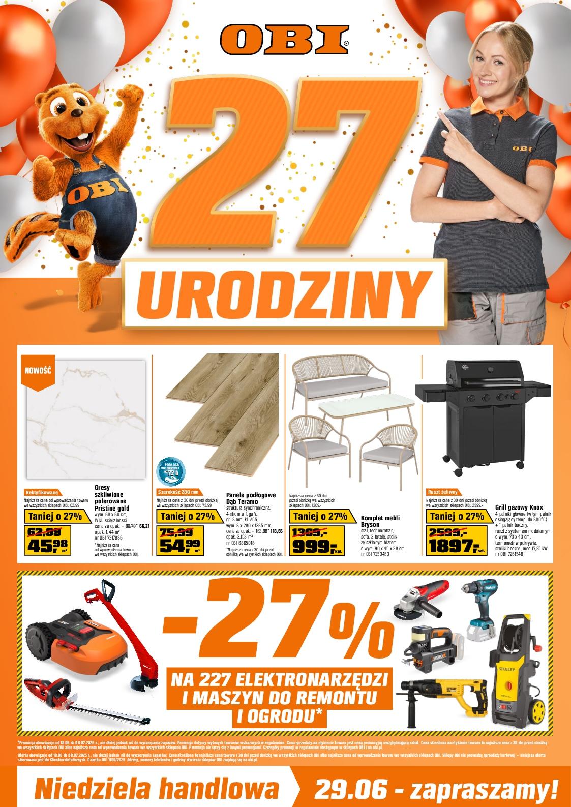 Gazetka promocyjna OBI str. 1