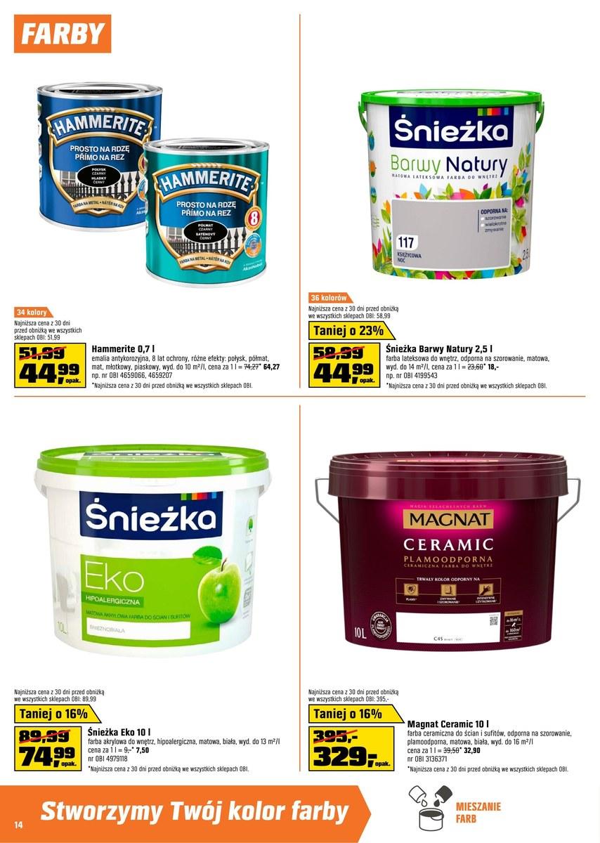 Gazetka promocyjna OBI str. 14