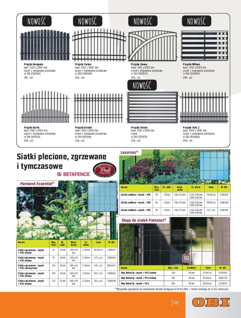 Gazetka promocyjna OBI str. 119