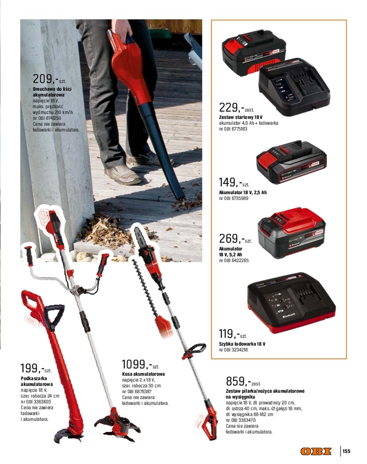 Gazetka promocyjna OBI str. 155