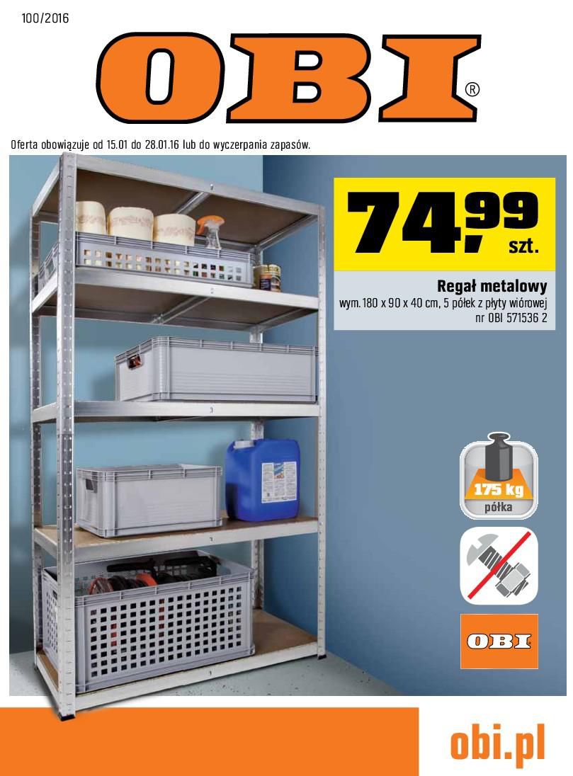 Gazetka promocyjna OBI str. 1