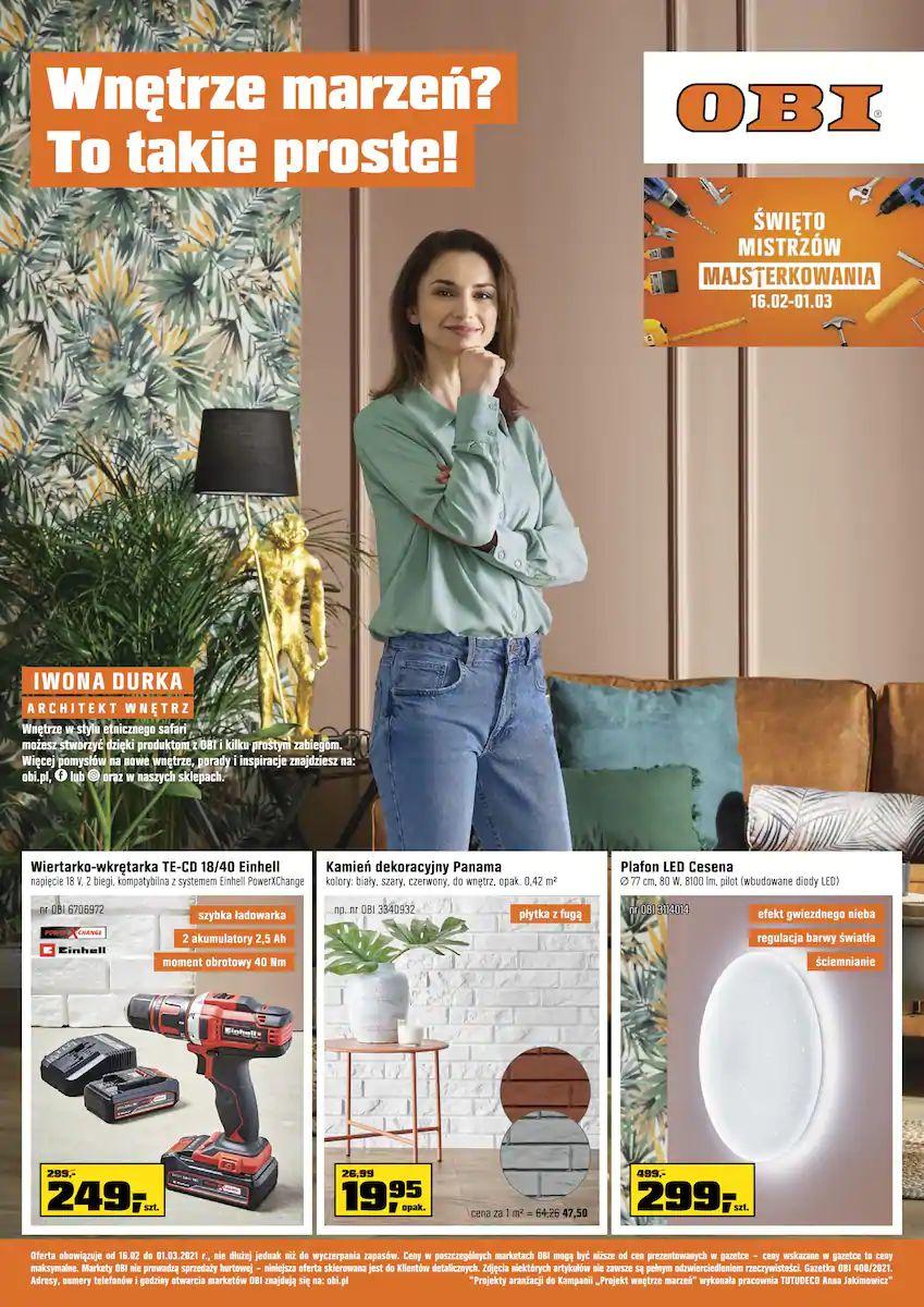 Gazetka promocyjna OBI str. 1
