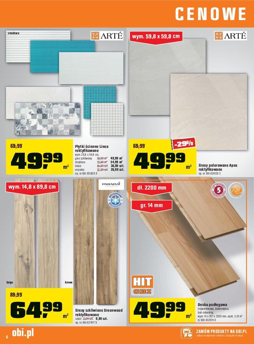 Gazetka promocyjna OBI str. 6