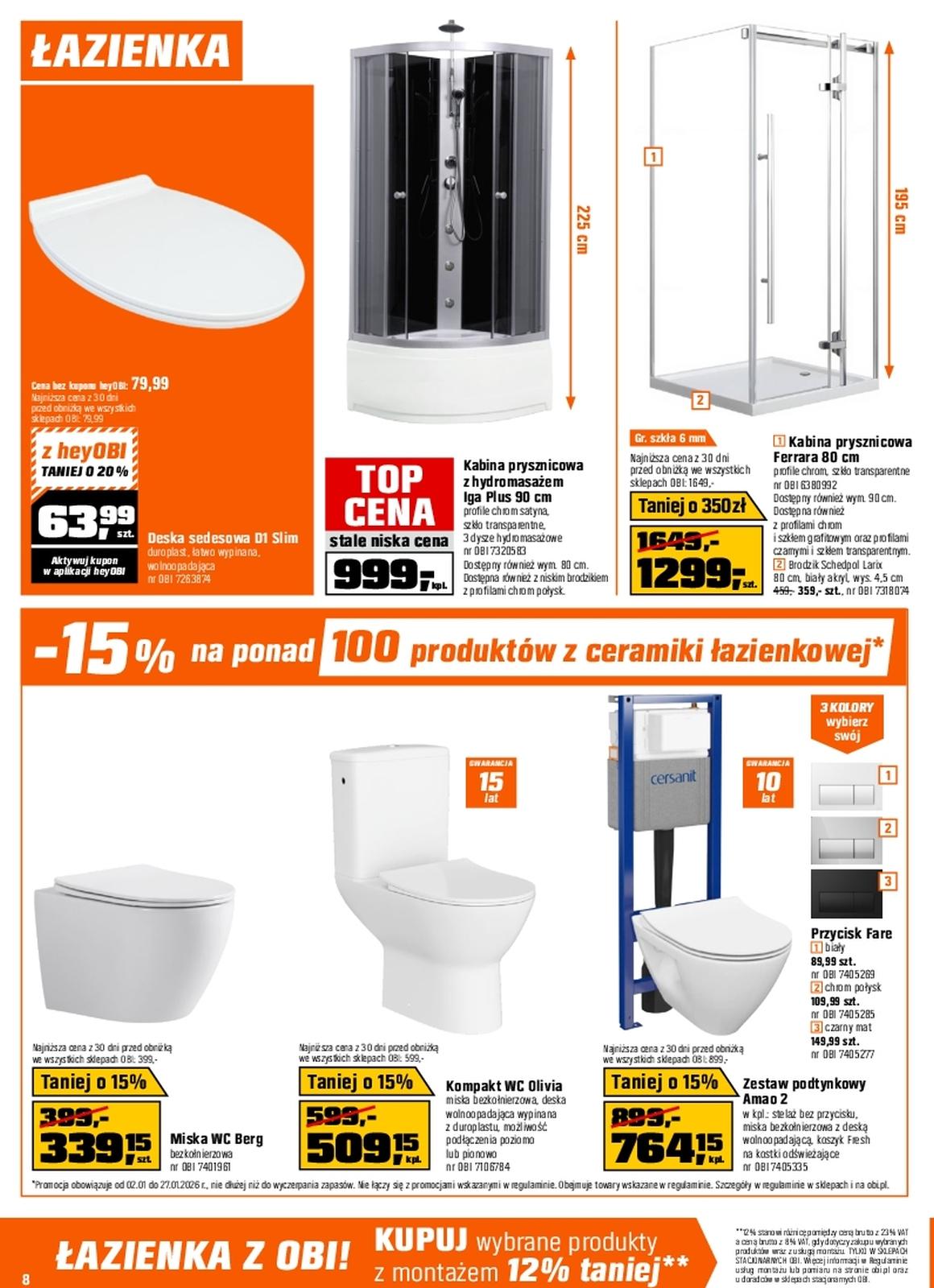 Gazetka promocyjna OBI str. 8