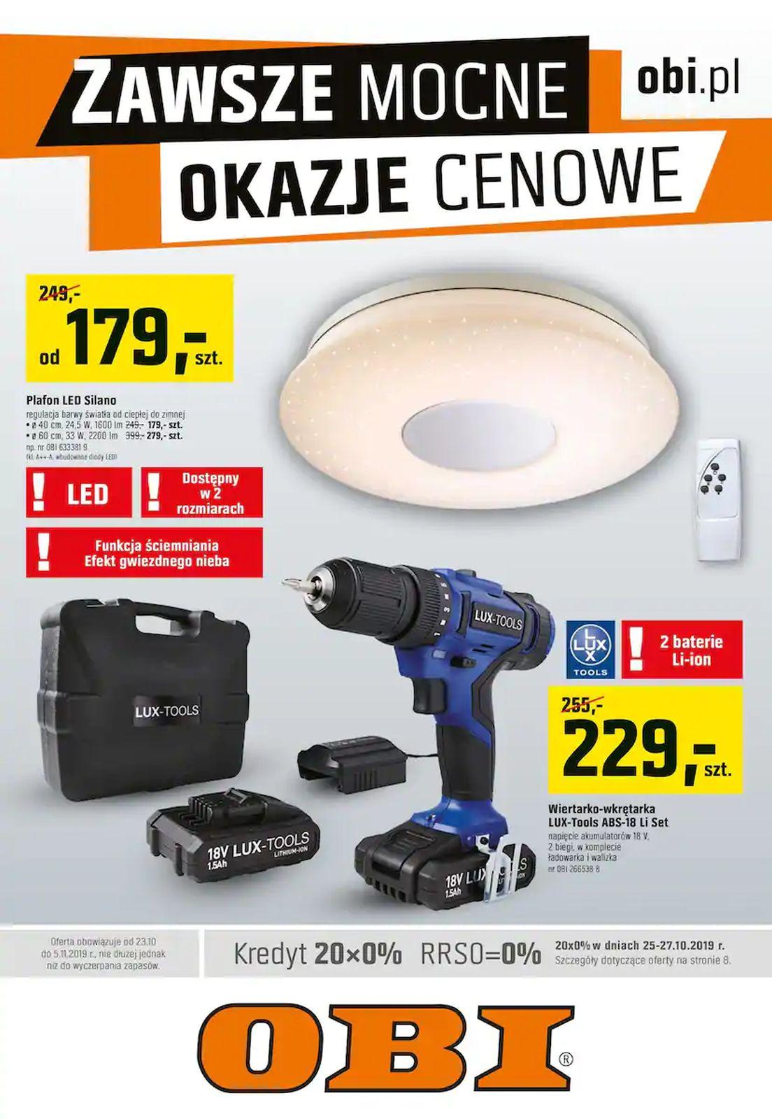 Gazetka promocyjna OBI str. 1