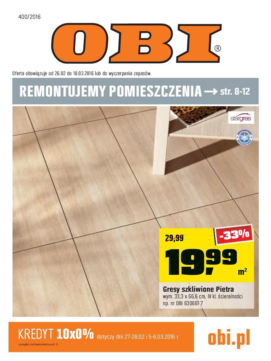 Gazetka promocyjna OBI str. 1
