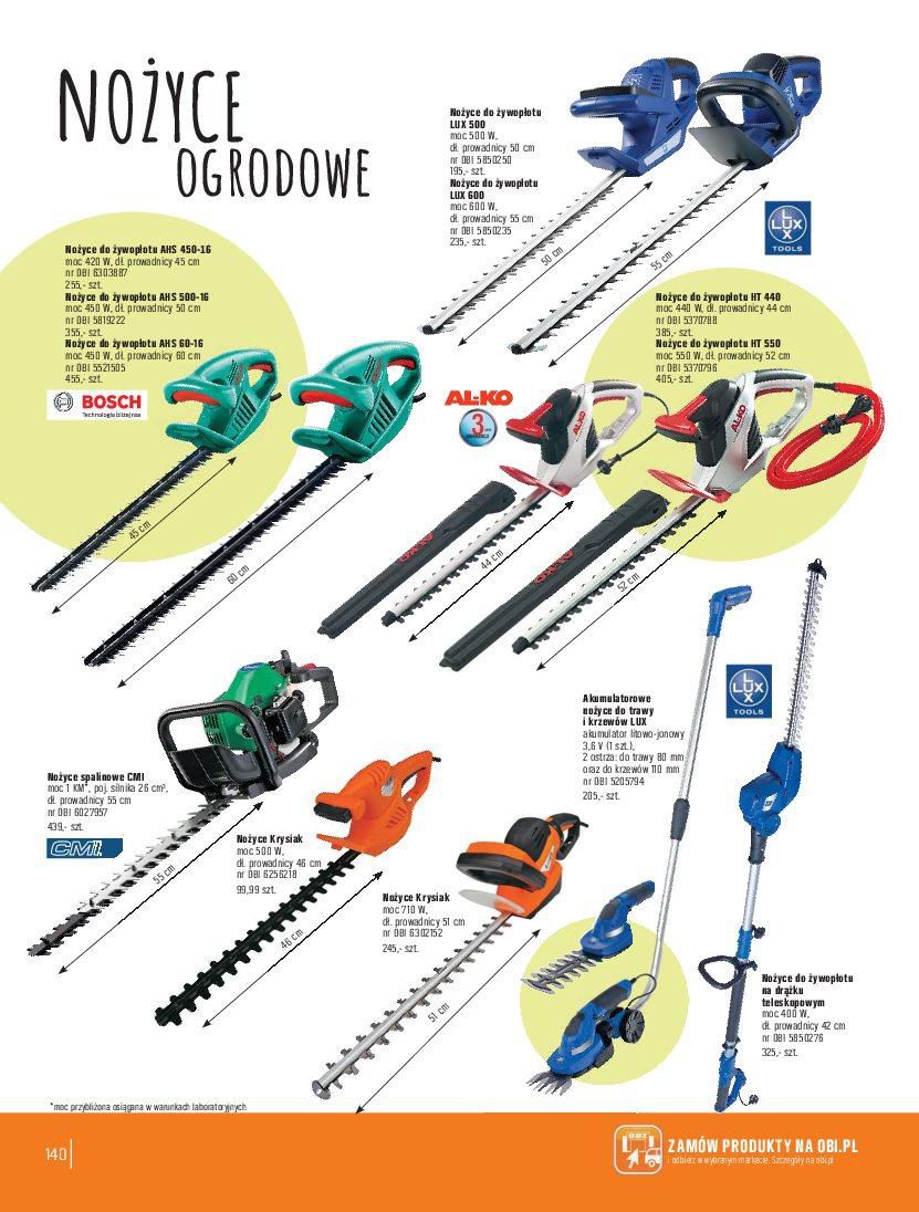 Gazetka promocyjna OBI str. 140