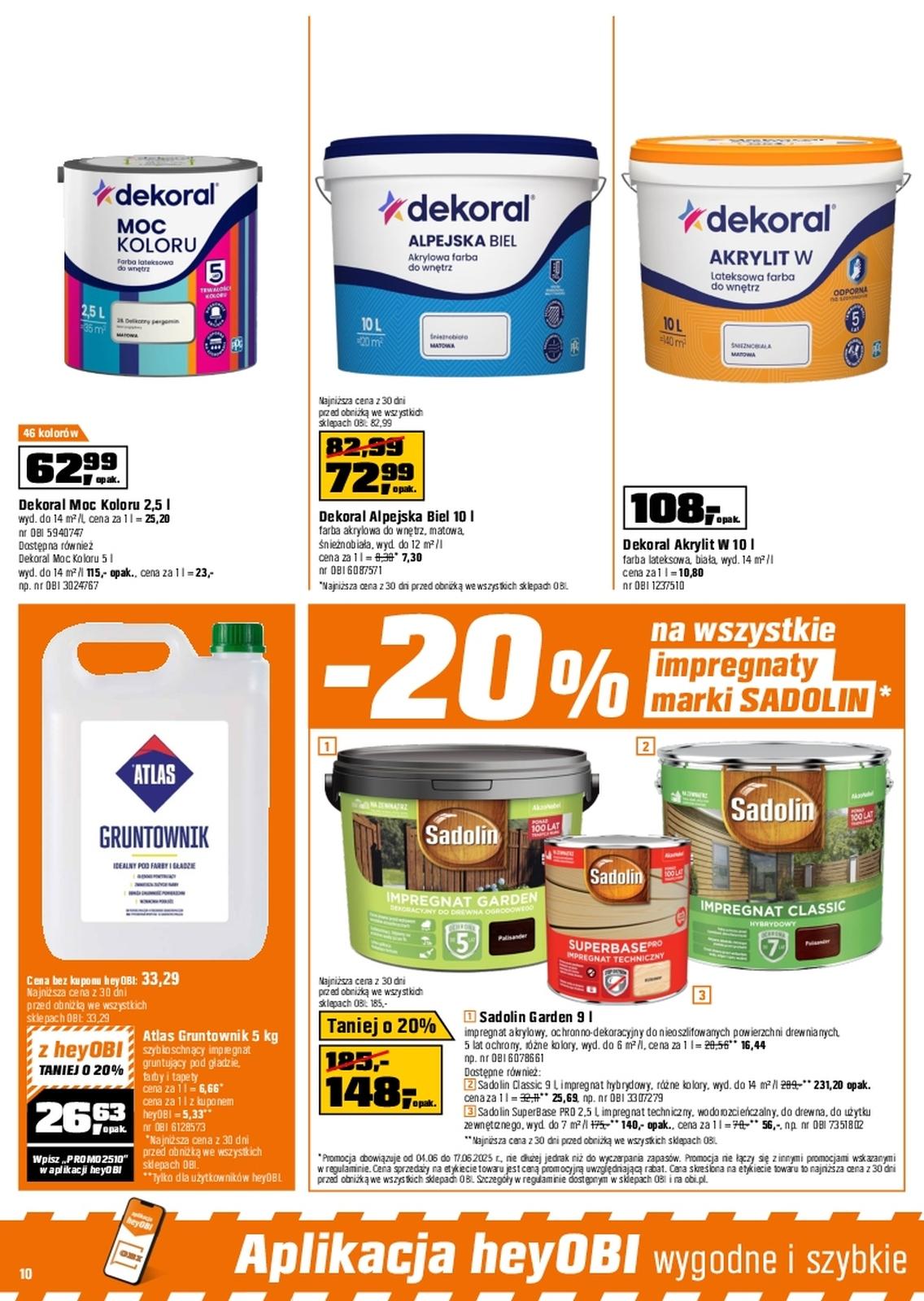 Gazetka promocyjna OBI str. 10