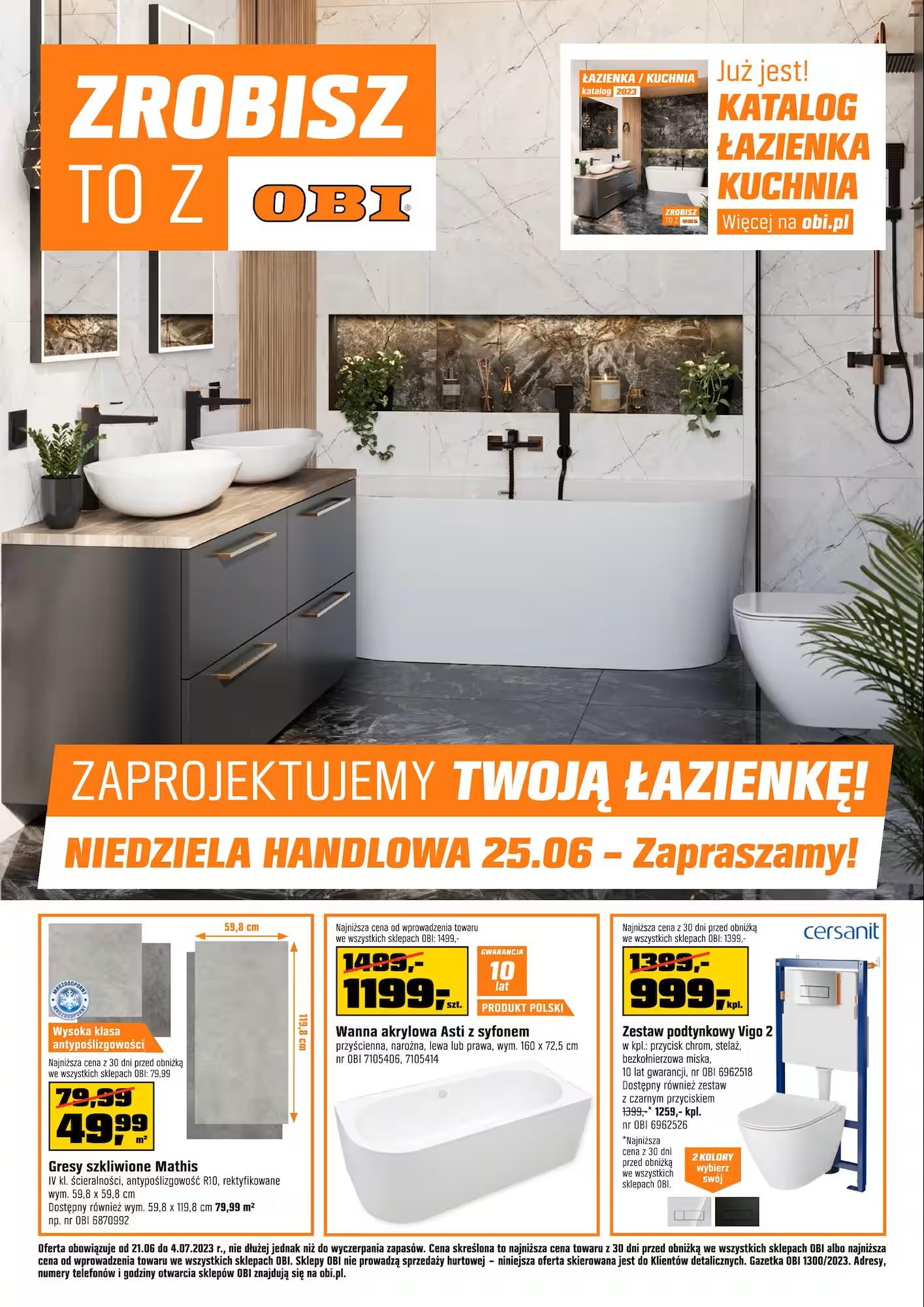 Gazetka promocyjna OBI str. 1