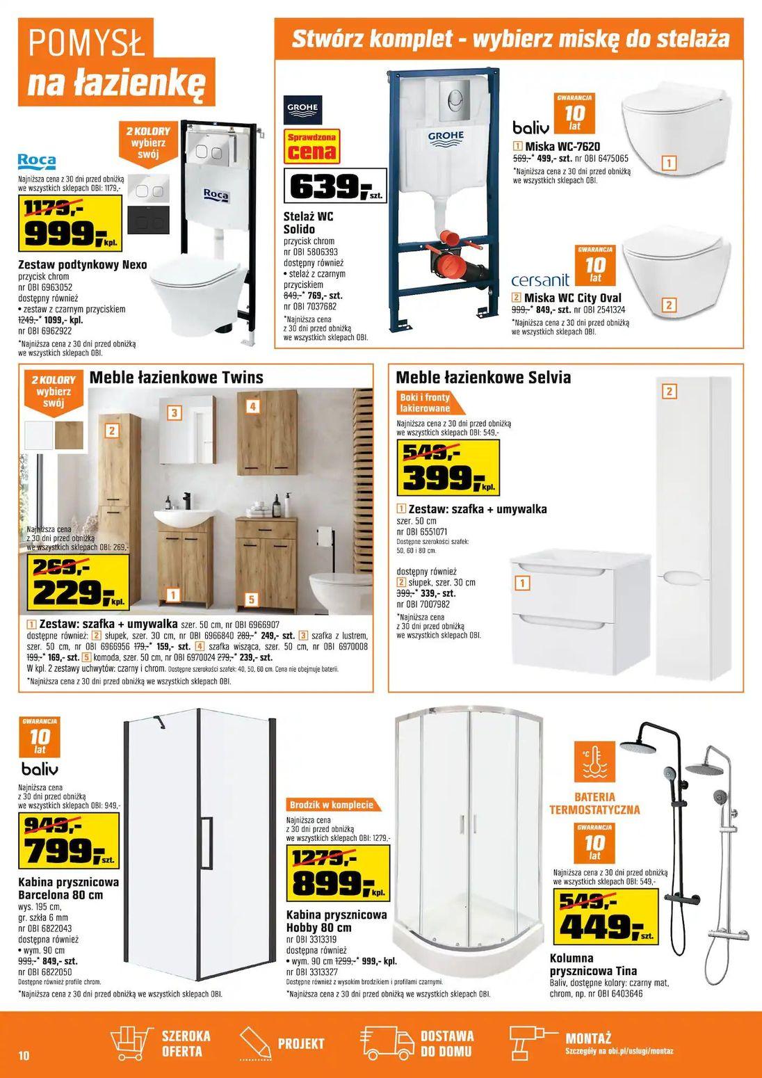 Gazetka promocyjna OBI str. 10
