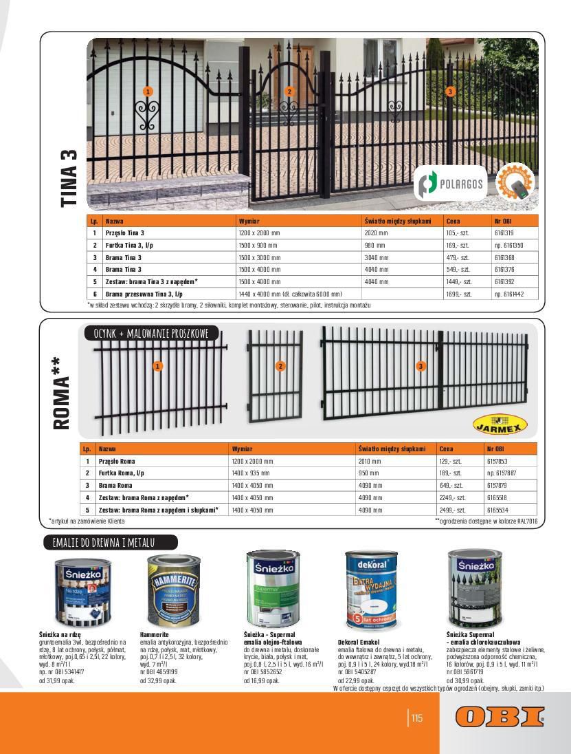 Gazetka promocyjna OBI str. 115