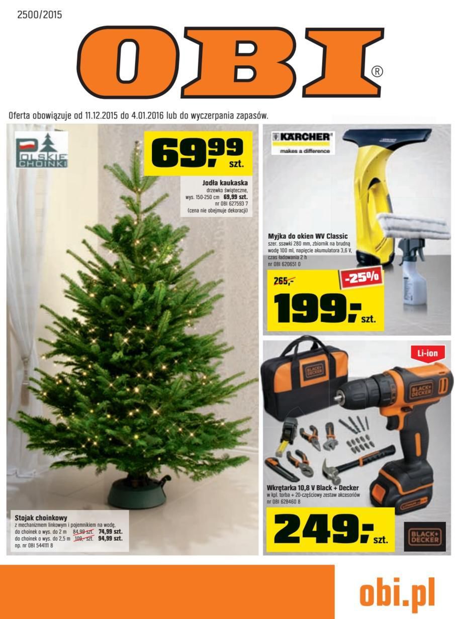 Gazetka promocyjna OBI str. 1