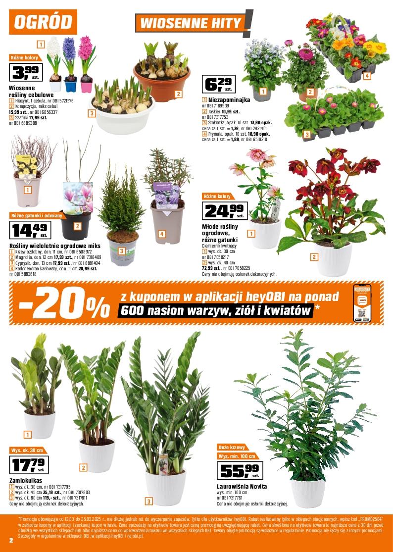 Gazetka promocyjna OBI str. 2