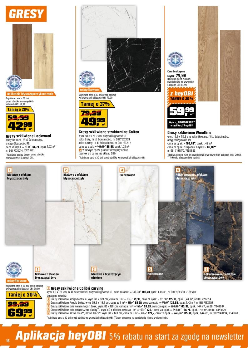 Gazetka promocyjna OBI str. 16
