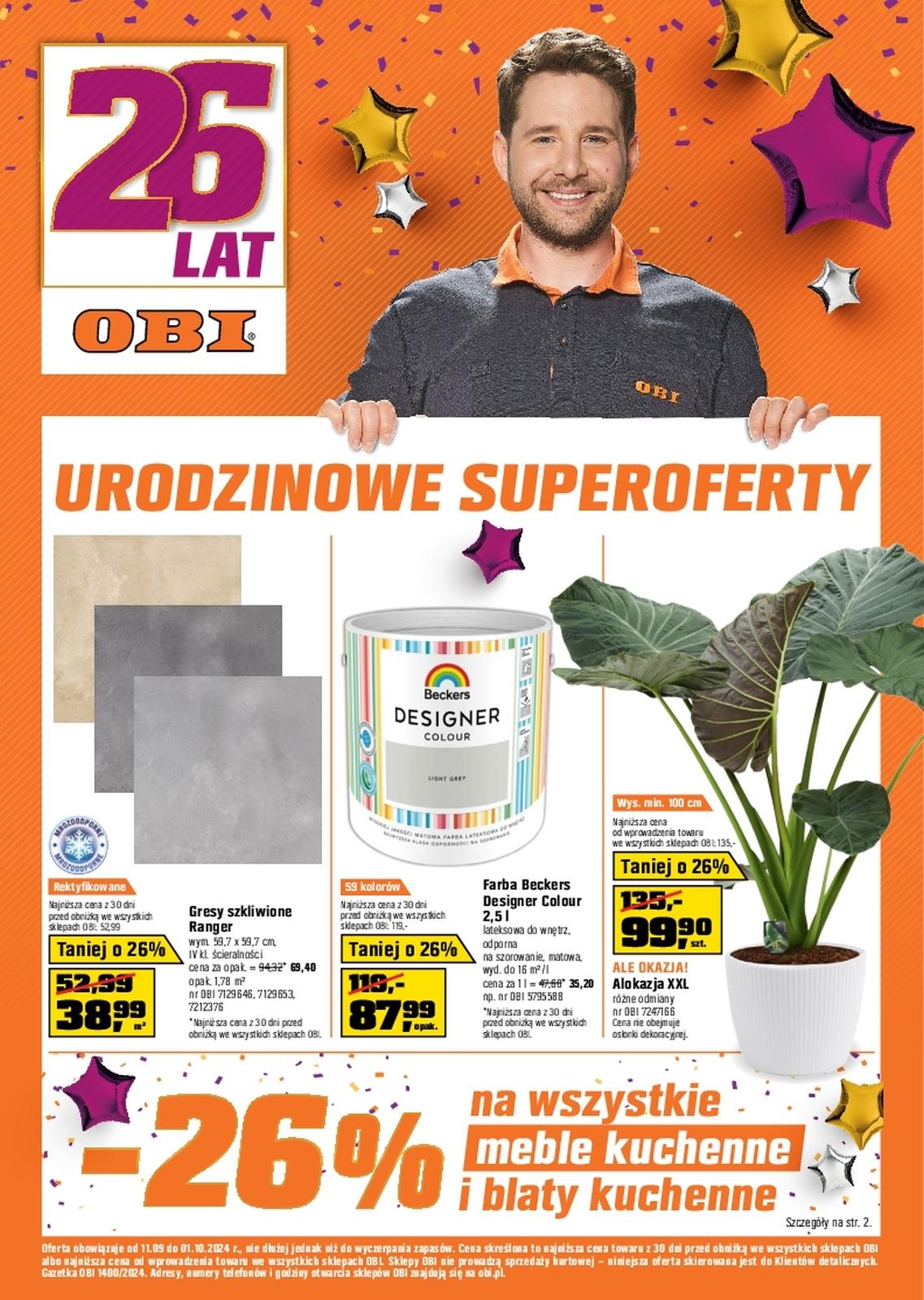 Gazetka promocyjna OBI str. 1