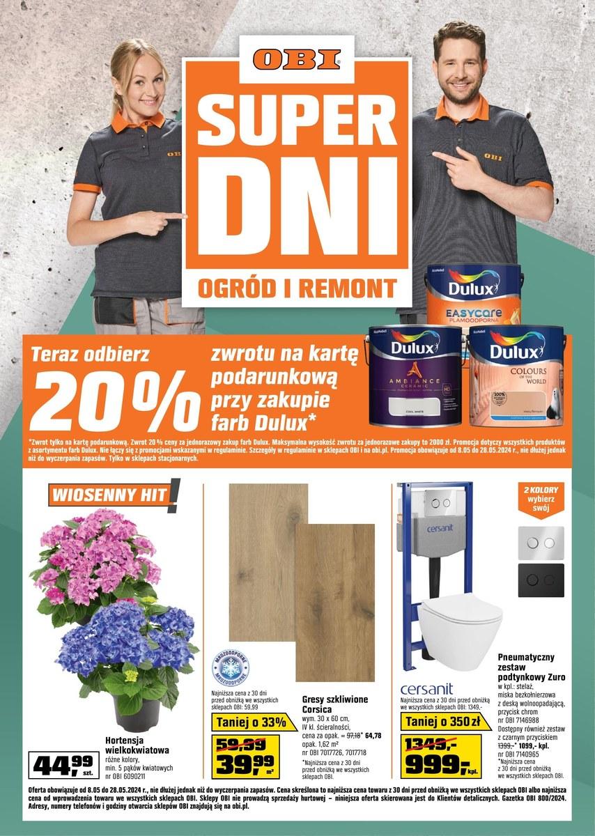 Gazetka promocyjna OBI str. 1