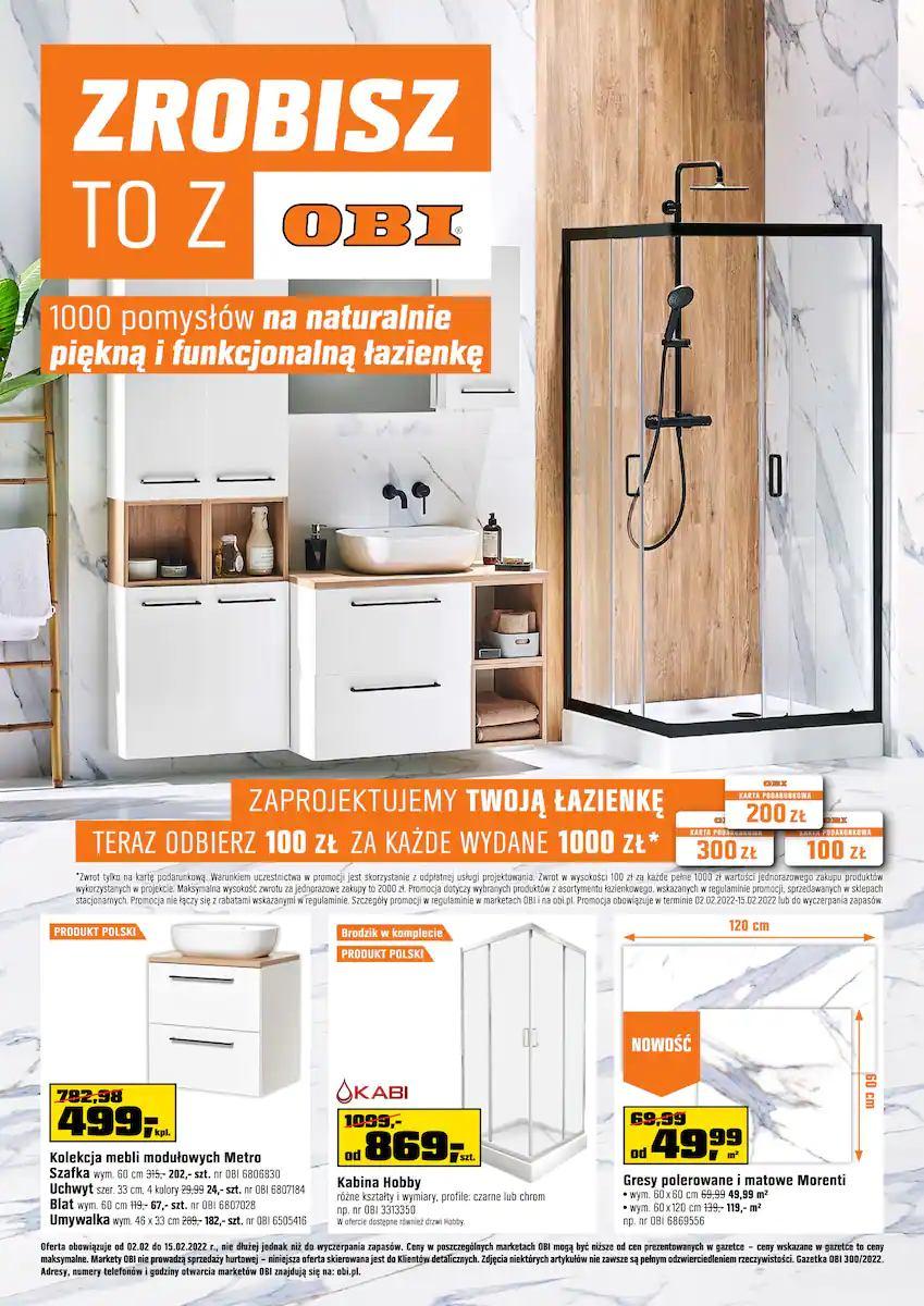 Gazetka promocyjna OBI str. 1