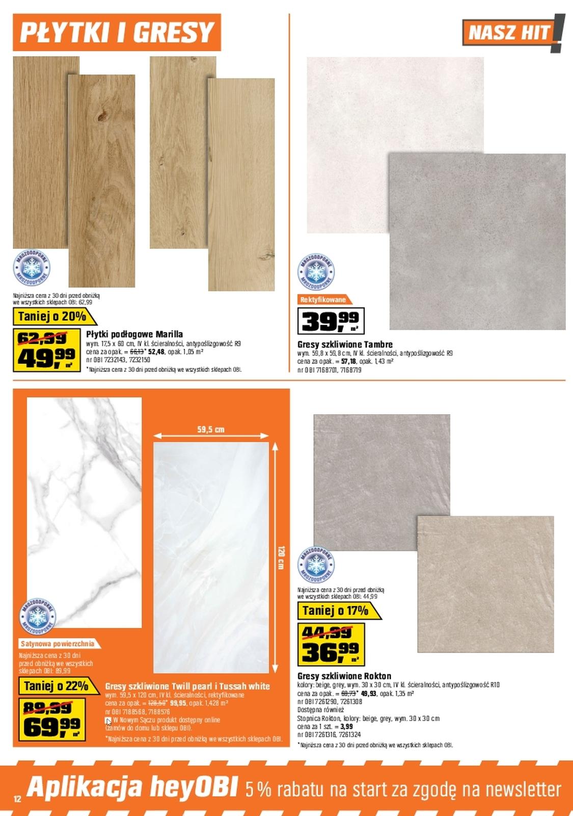 Gazetka promocyjna OBI str. 12