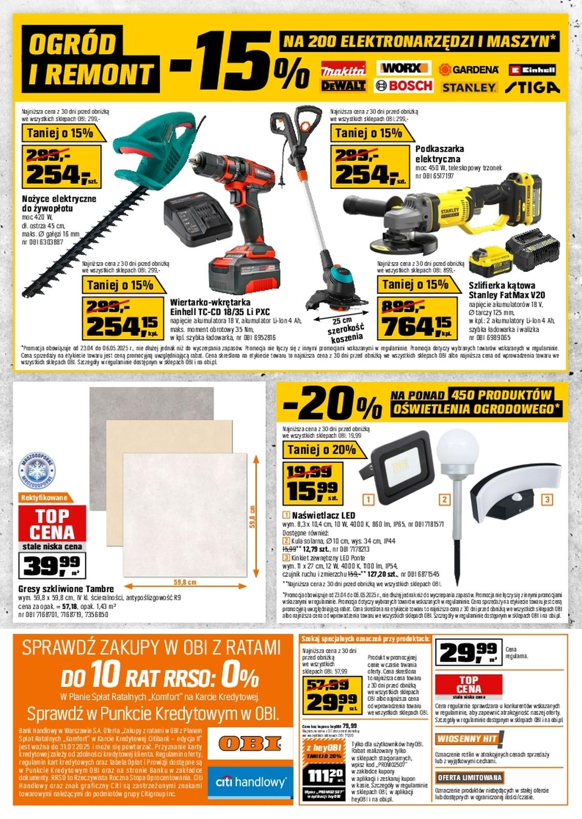 Gazetka promocyjna OBI str. 16