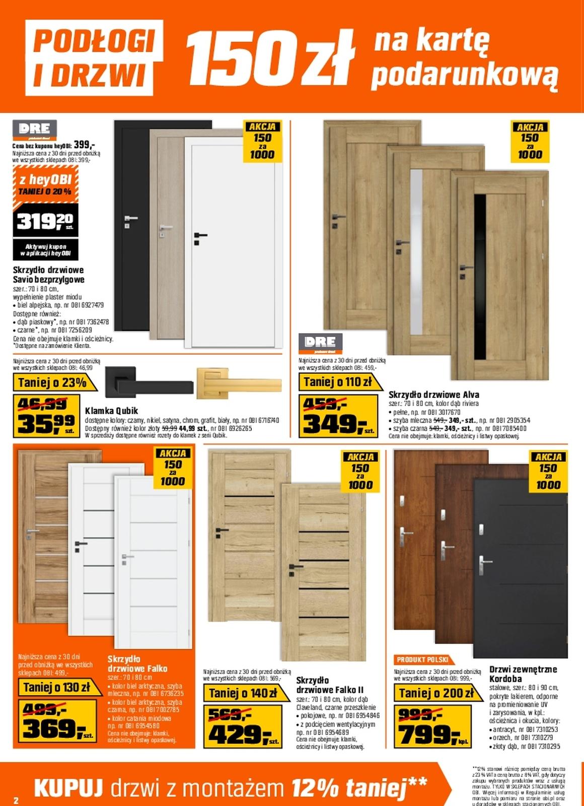 Gazetka promocyjna OBI str. 2