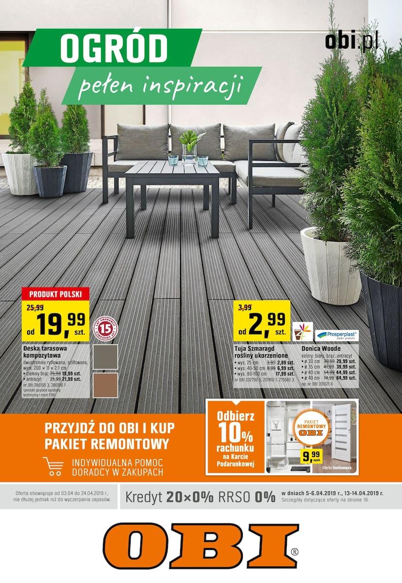 Gazetka promocyjna OBI str. 1