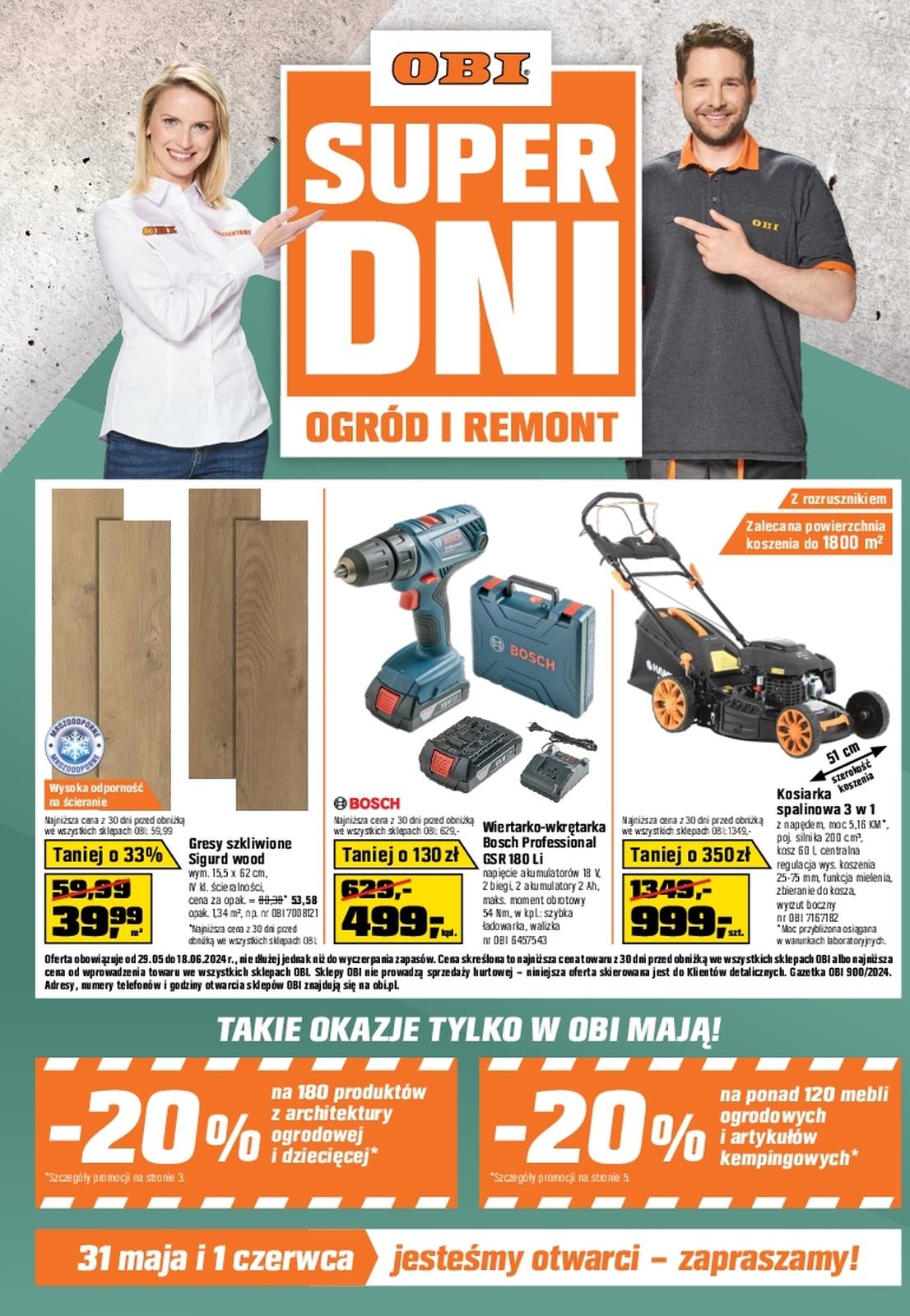 Gazetka promocyjna OBI str. 1