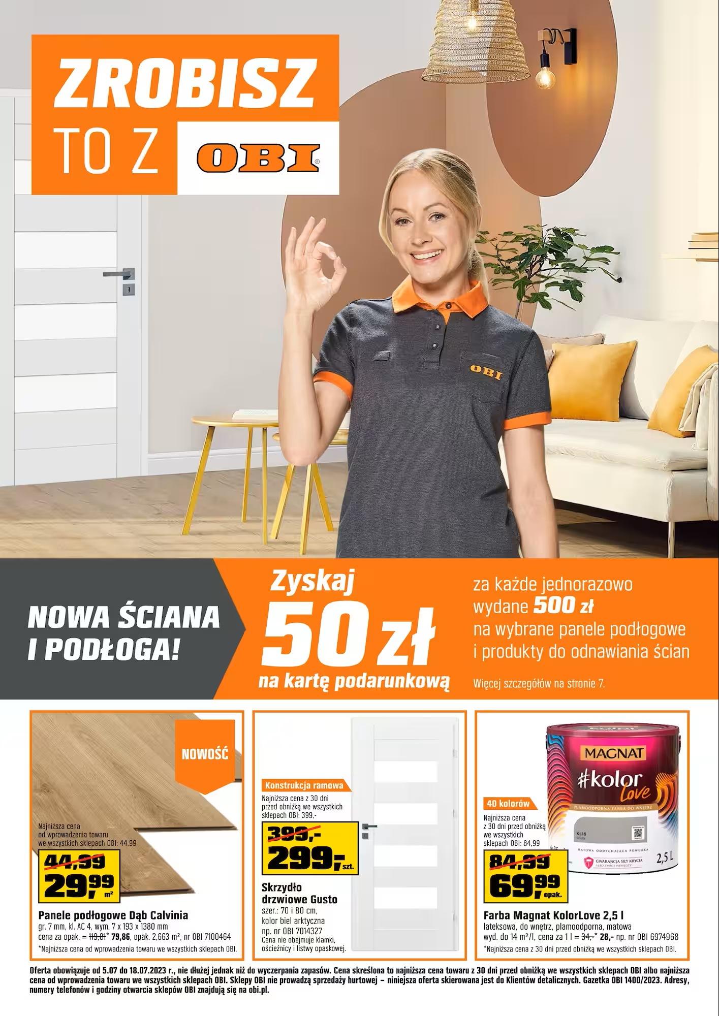 Gazetka promocyjna OBI str. 1