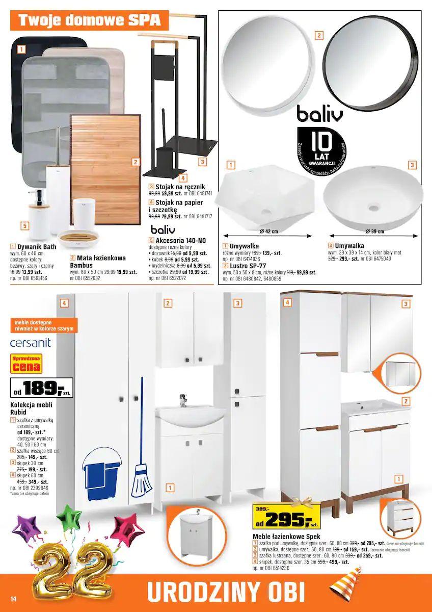 Gazetka promocyjna OBI str. 14