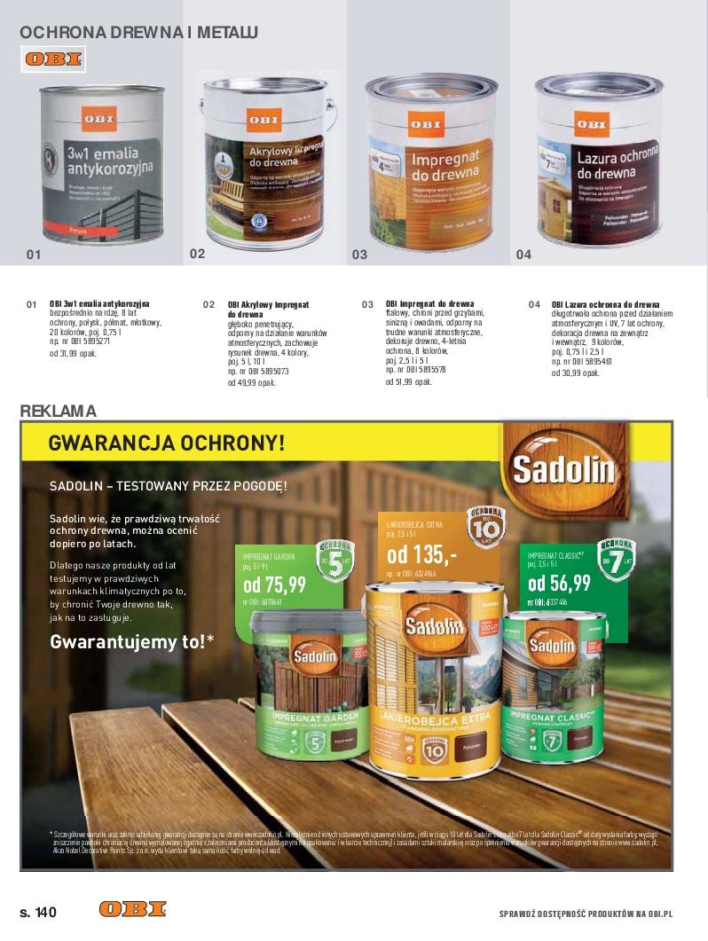 Gazetka promocyjna OBI str. 140