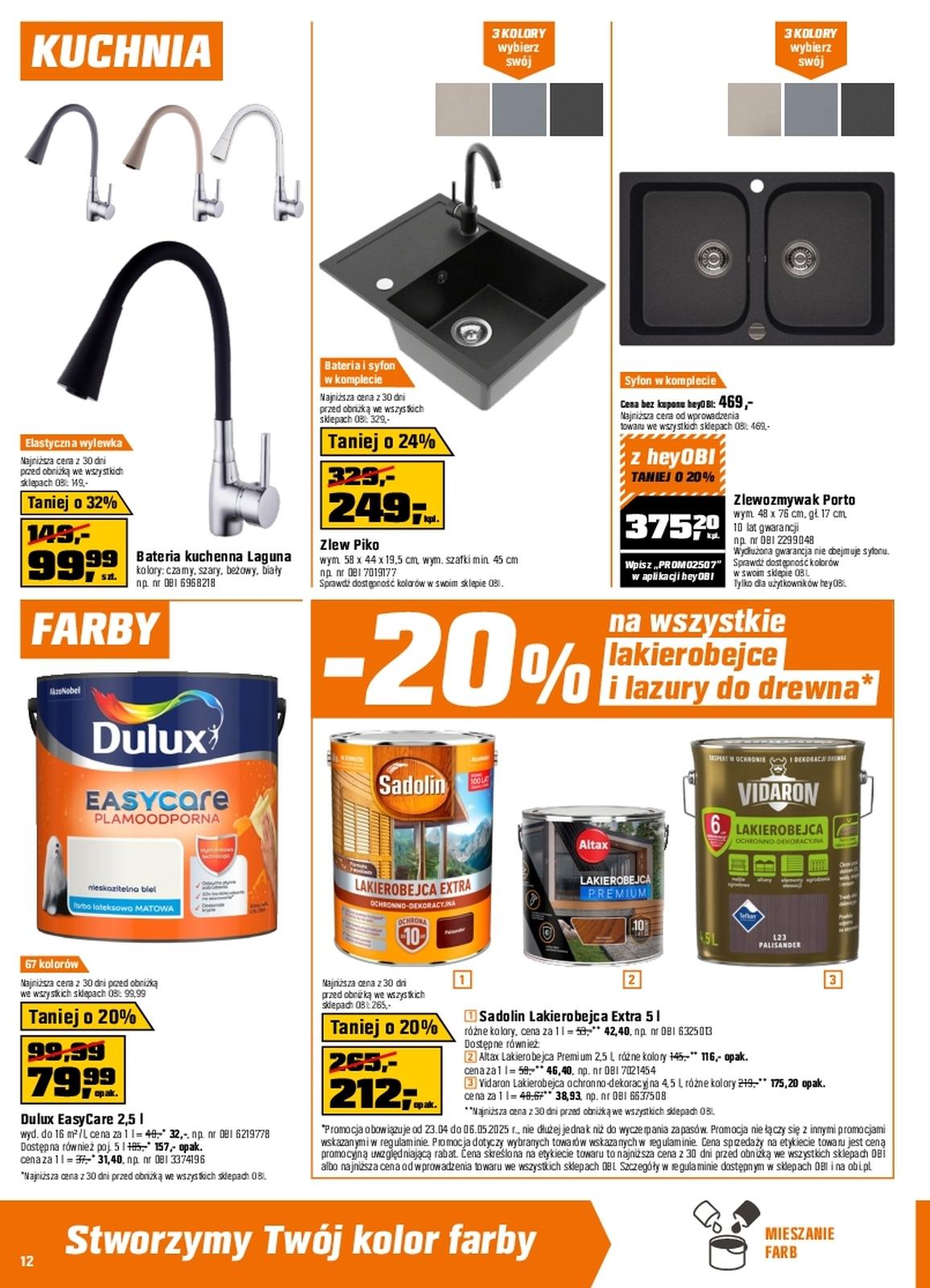 Gazetka promocyjna OBI str. 12