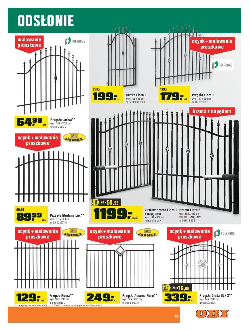 Gazetka promocyjna OBI str. 13