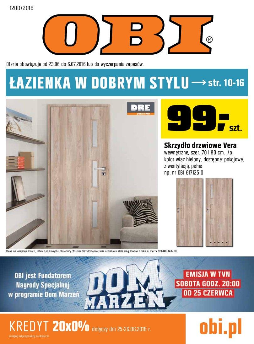 Gazetka promocyjna OBI str. 1