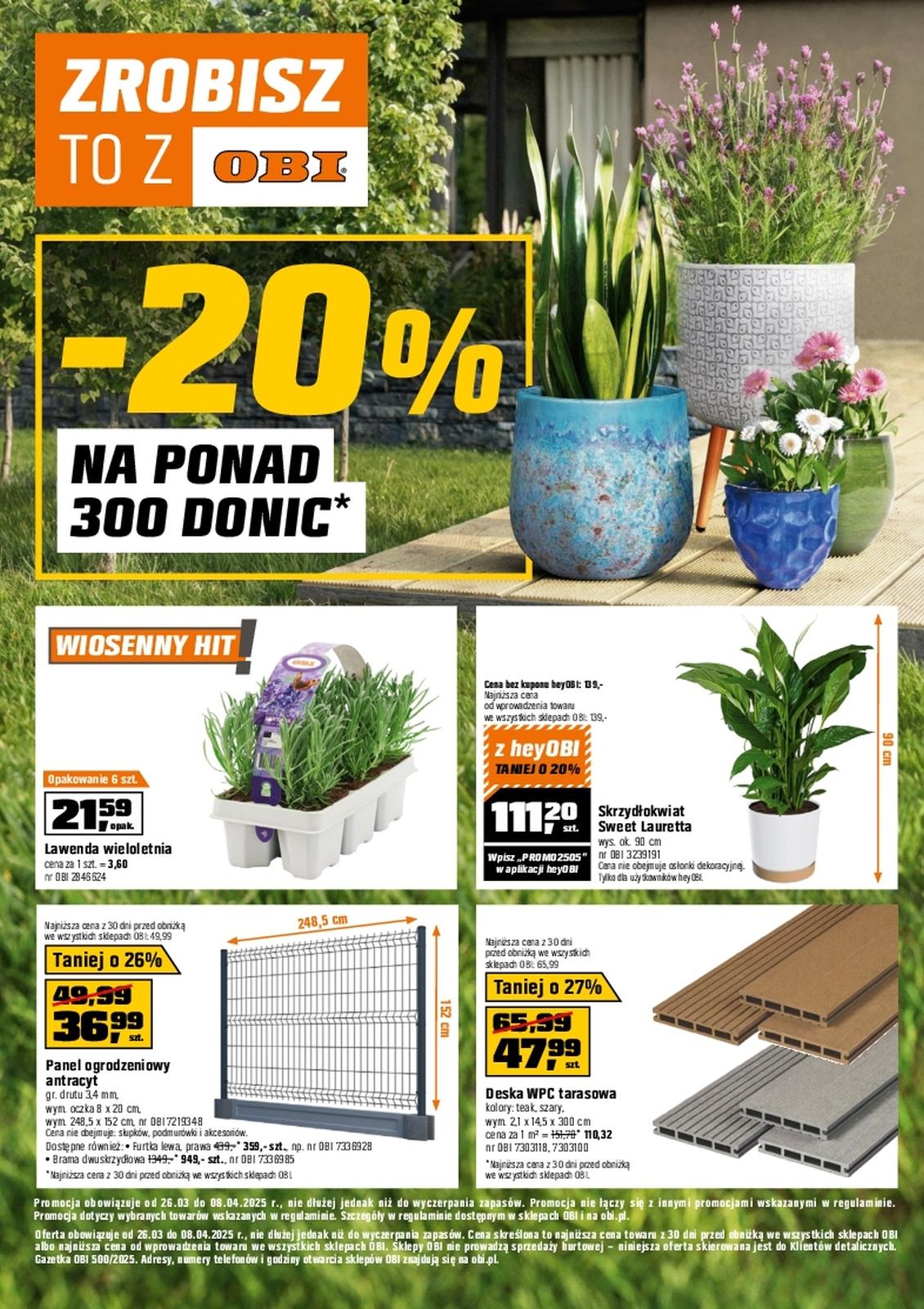 Gazetka promocyjna OBI str. 1