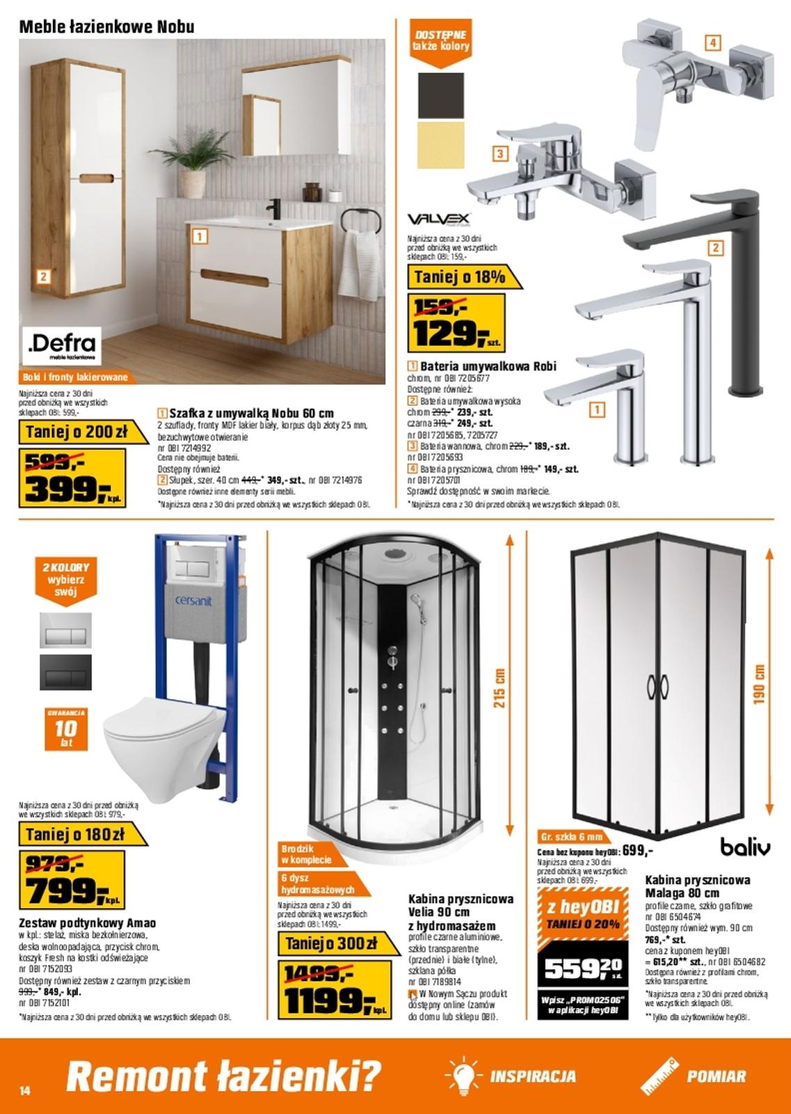 Gazetka promocyjna OBI str. 14