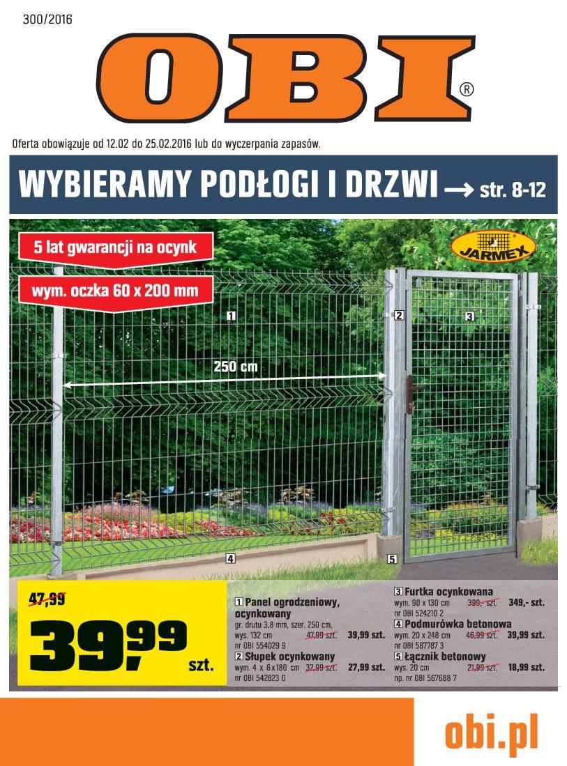 Gazetka promocyjna OBI str. 1