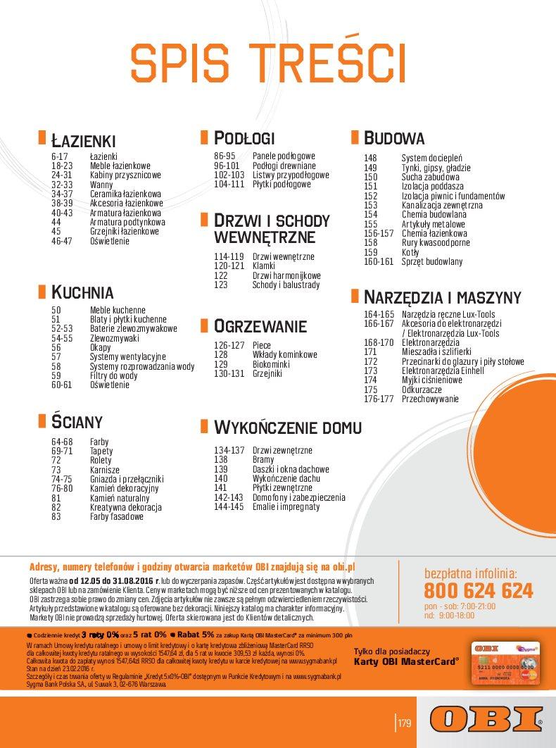Gazetka promocyjna OBI str. 179