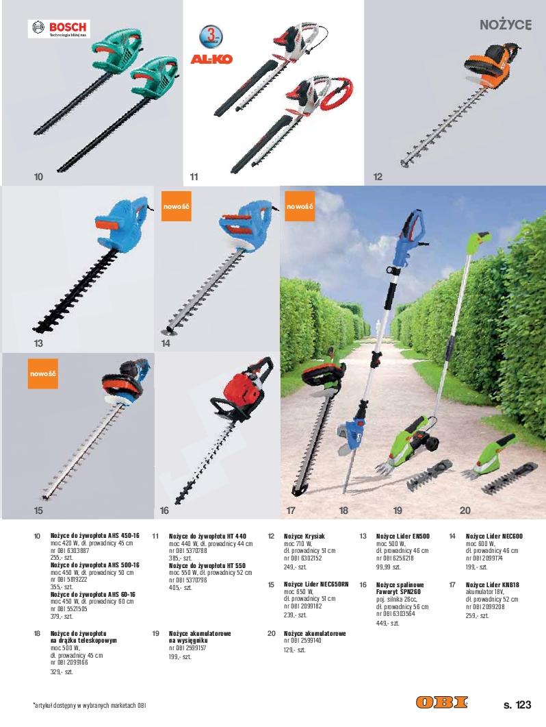 Gazetka promocyjna OBI str. 123