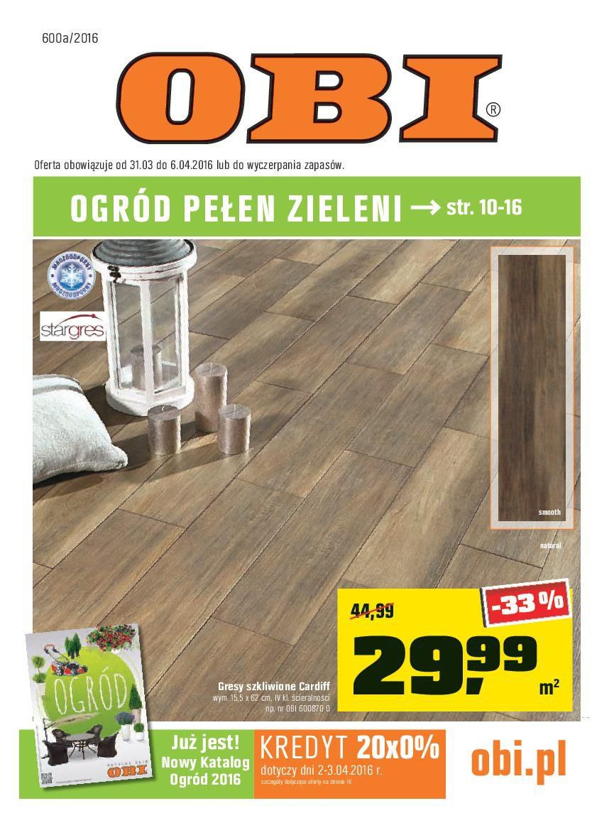Gazetka promocyjna OBI str. 1