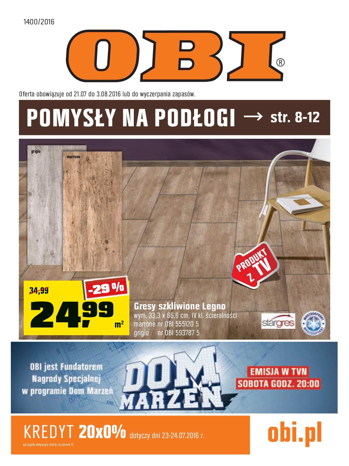 Gazetka promocyjna OBI str. 1