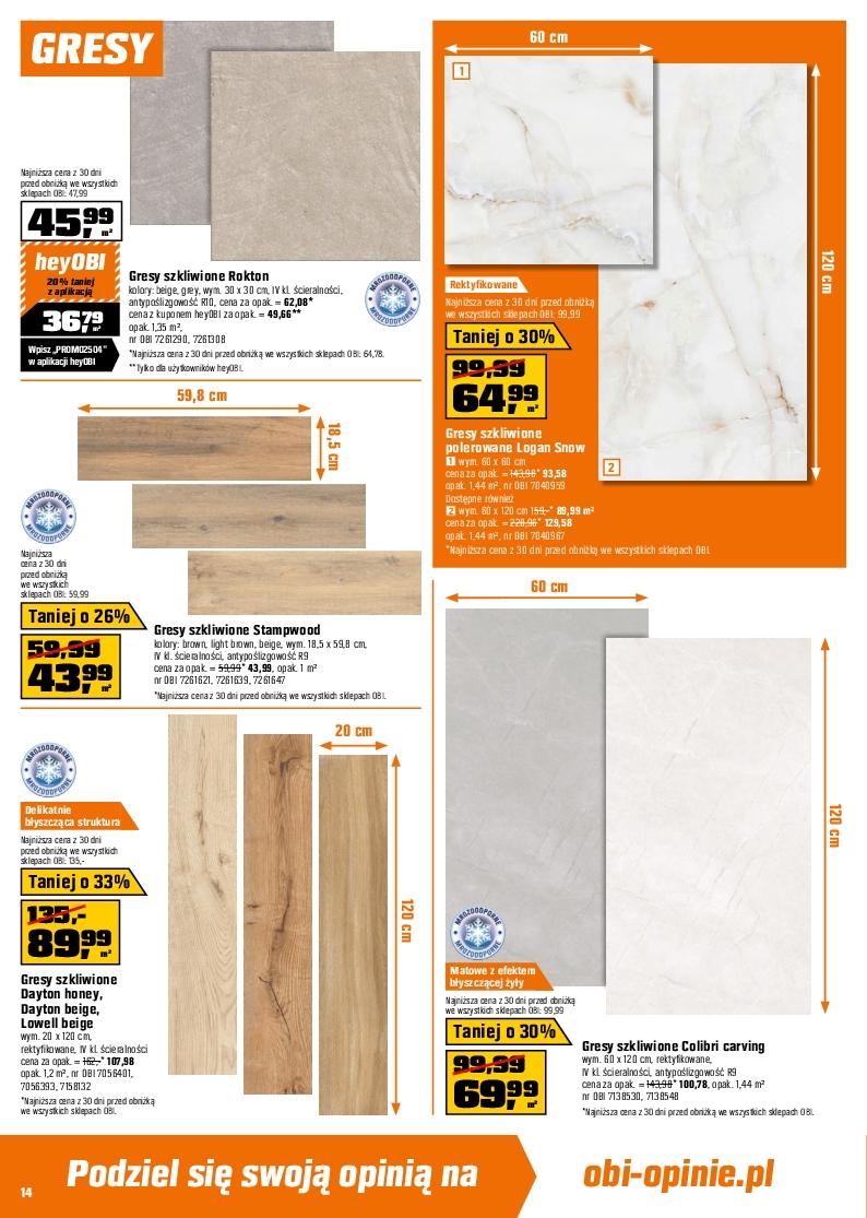 Gazetka promocyjna OBI str. 14