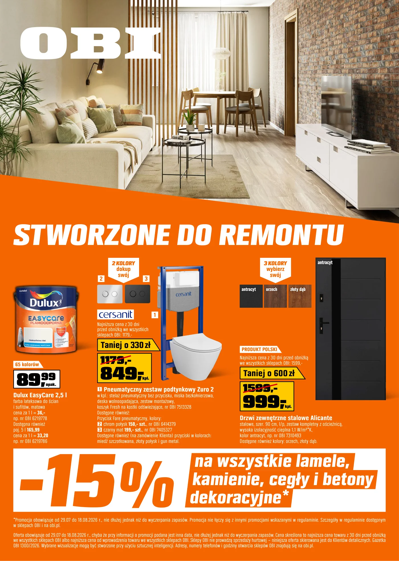 Gazetka promocyjna OBI str. 1