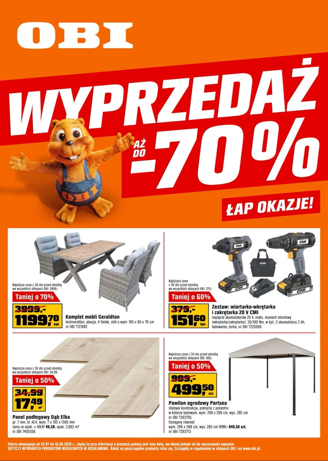 Gazetka promocyjna OBI str. 1