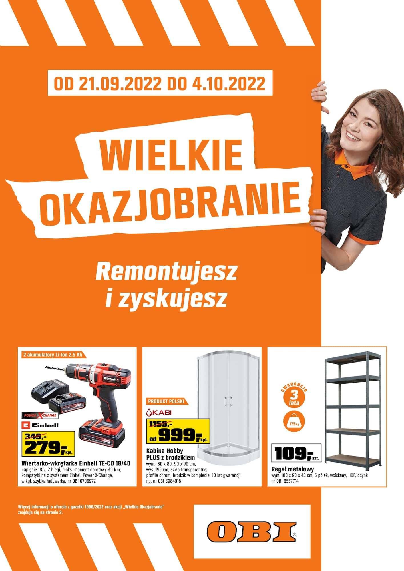 Gazetka promocyjna OBI str. 1