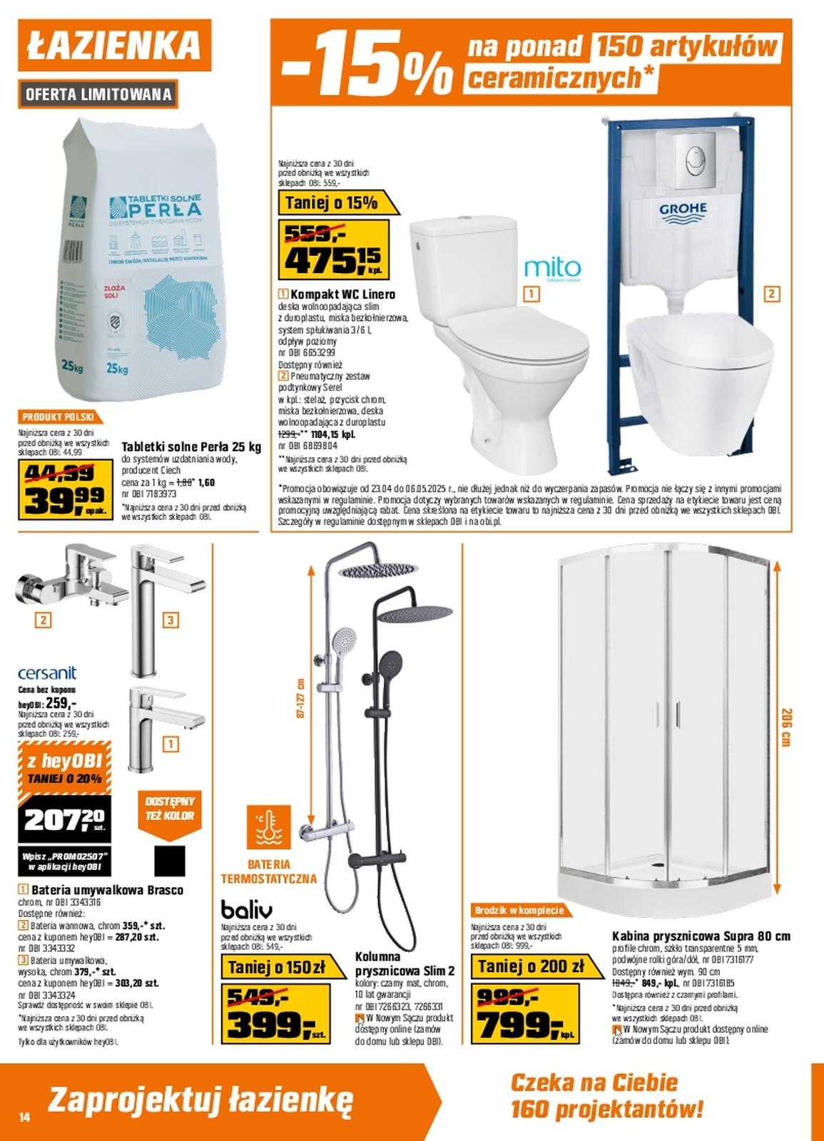 Gazetka promocyjna OBI str. 14