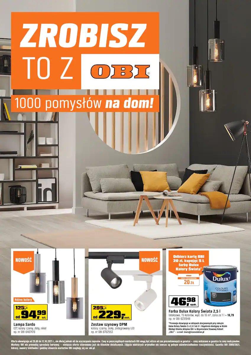 Gazetka promocyjna OBI str. 1