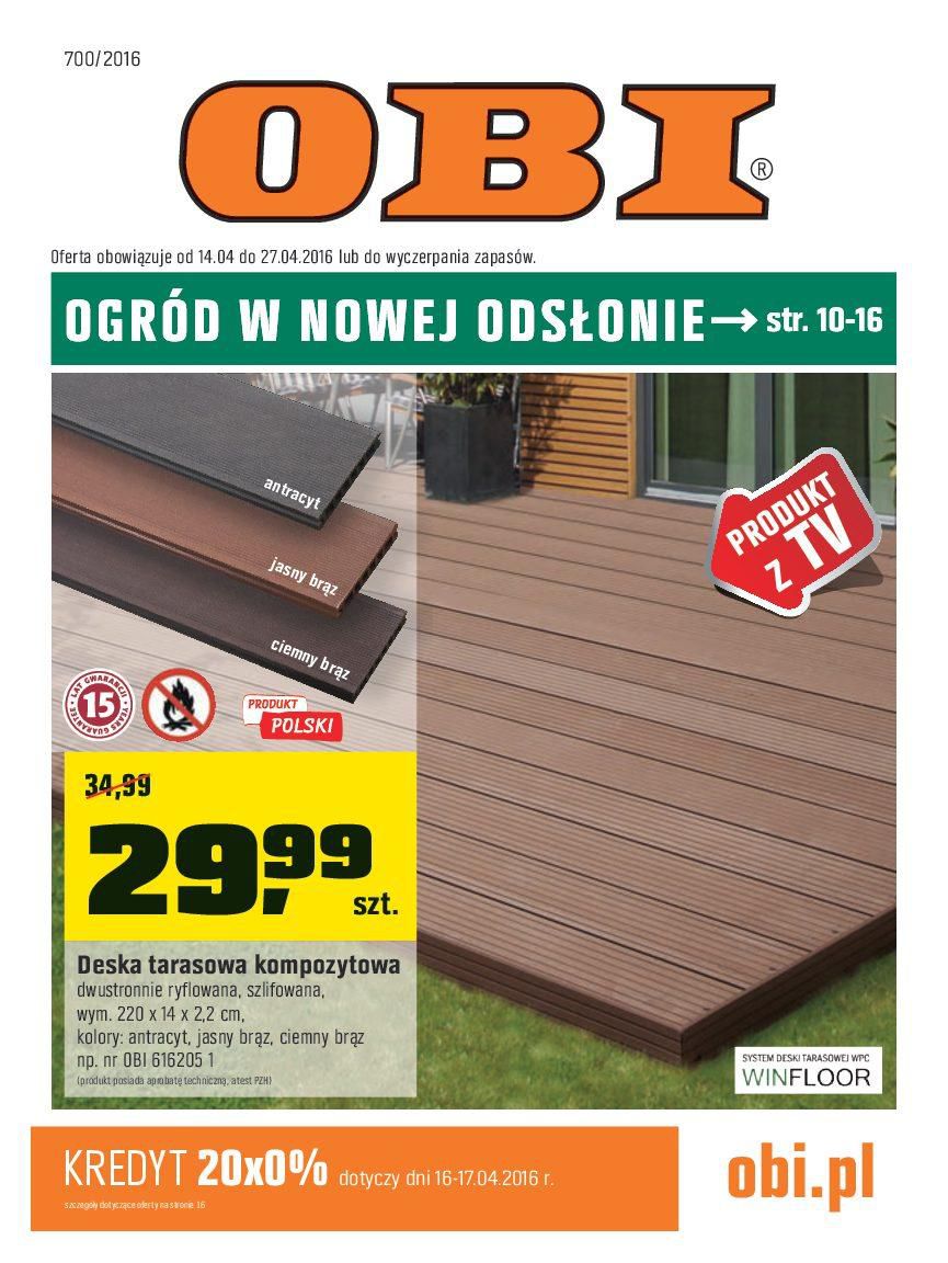 Gazetka promocyjna OBI str. 1