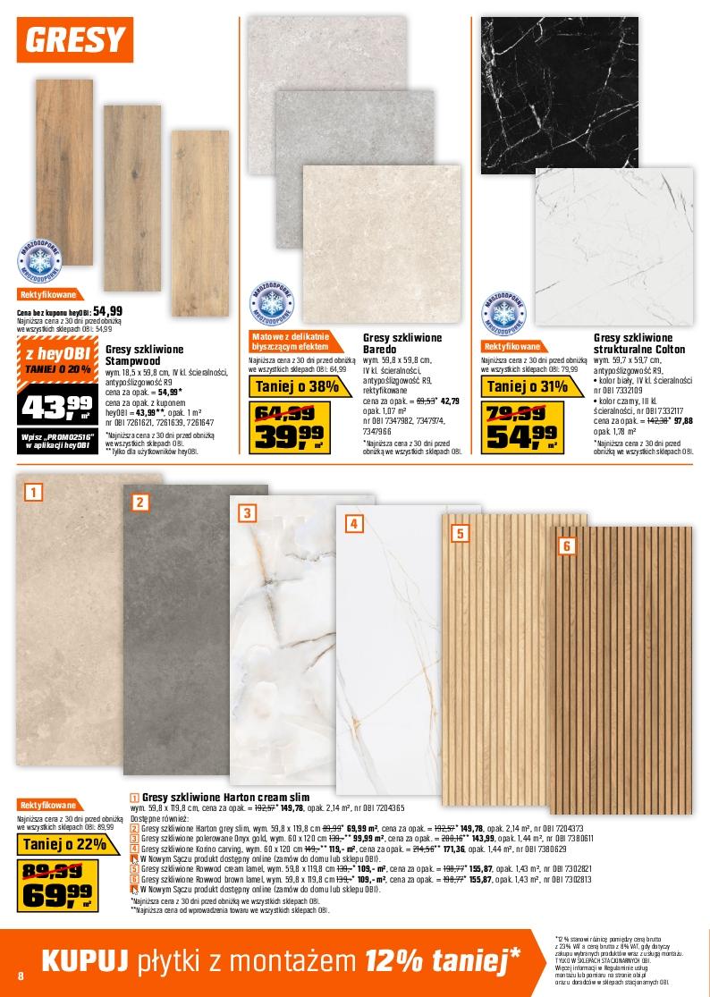 Gazetka promocyjna OBI str. 8